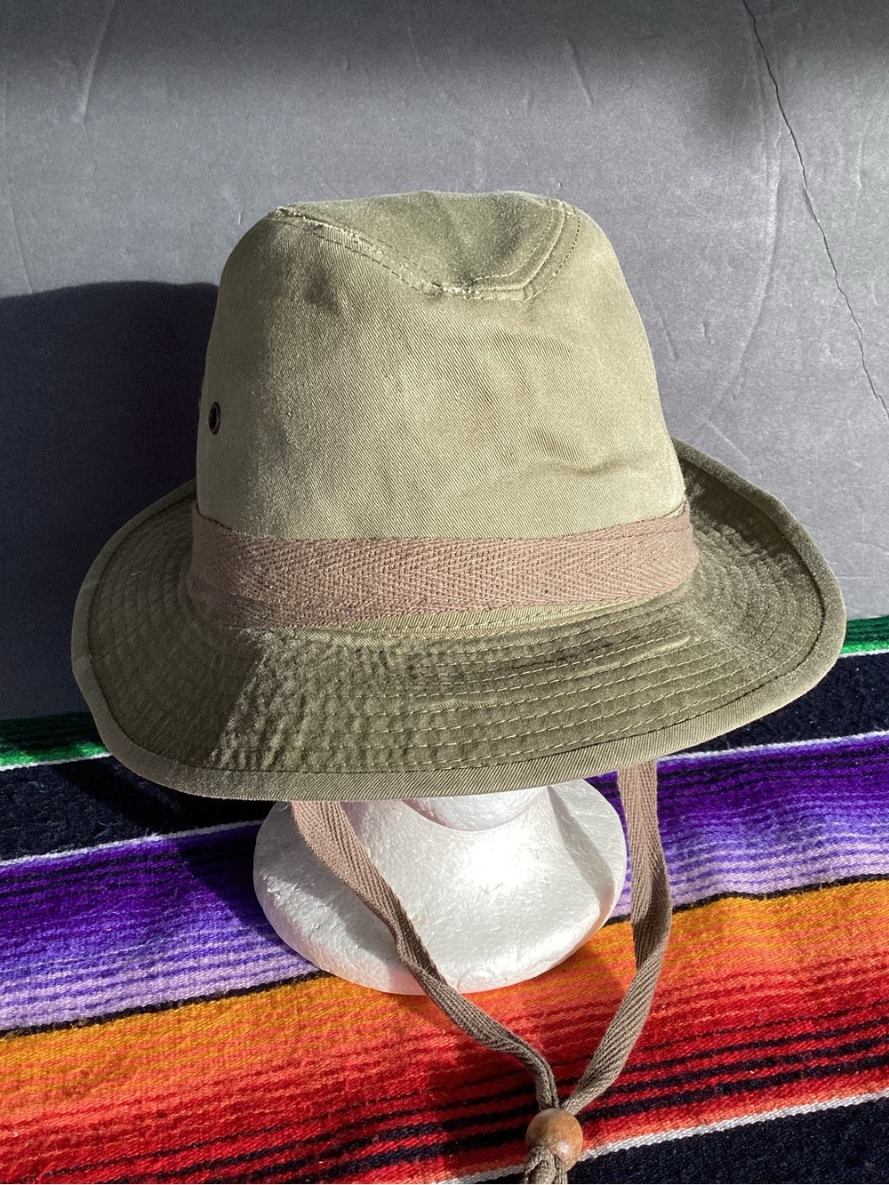 Vintage Dorfman Pacific Fedora Hat Safari Size Medium